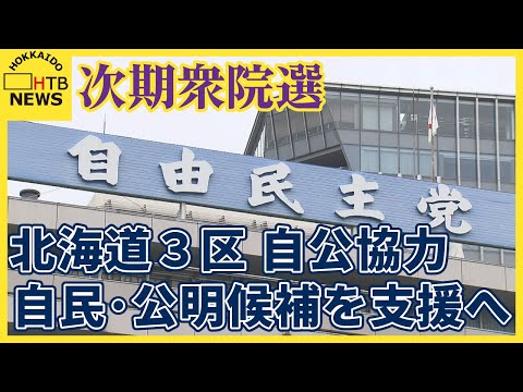 次期衆院選　北海道３区の自公協力で自民擁立見送り、公明候補を支援へ