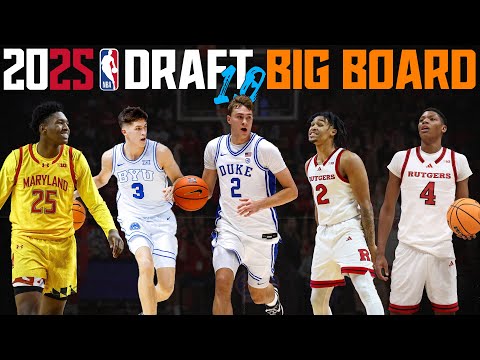 2025 NBA Draft Big Board 1.0! | Surprisers and Risers