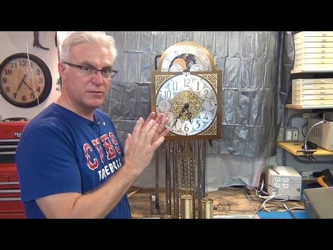 How To Setup A Grandfather Clock In Beat and Regulation To Keep Correct Time part 4 of 4