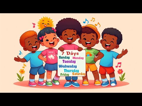 Days of the Week Song | Educational video for Kids| Sing along #nurseryrhymes #childrenssongs