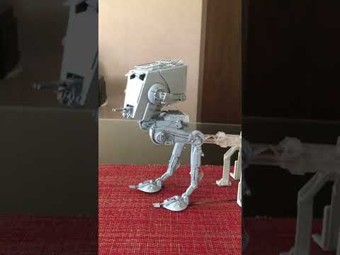 BANDAI STAR WARS AT-ST プラモデル　チェビシェフリンク電動歩行アシストロボ　Bandai Star wars Motorized AT-ST walking #Shorts