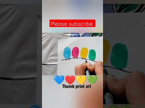 thumb print #shortsvideo #creative #youtubeshots #art #shorts