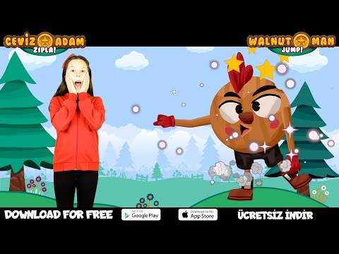 Ceviz Adam Zıpla Oyunu Şarkısı - My Walnutman Jump Game Song - Play Store & App Store SELAY CC games