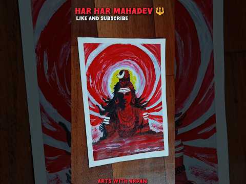 Comment : Har Har Mahadev 🔱 | Arts With Arpan #shorts #youtubeshorts #mahadev #art #trending