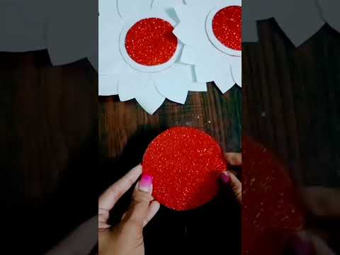 চাঁদমালা making m#creative#craft#youtubeshorts #chandmala#চাঁদমালা#সরস্বতীপূজা #decoration