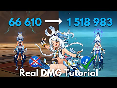 C0 MUALANI Real DMG Tutorial!! Increase Her DMG Genshin Impact