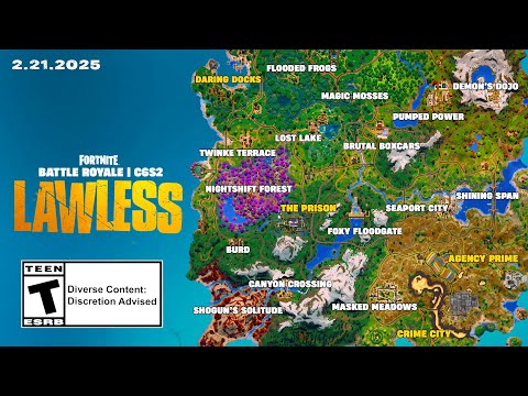 Fortnite: Chapter 6 Season 2 - Map Reveal