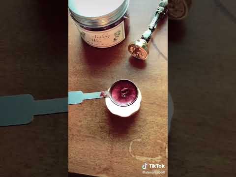 Custom Wax Seal Earrings (shopofthecourtier)