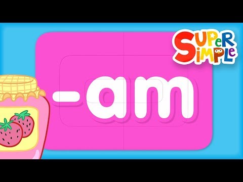 Word Family “am” | Turn & Learn ABCs | Preschool Learning