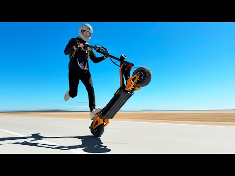 INSANE "68 MPH" Electric Scooter! Inmotion RS Review