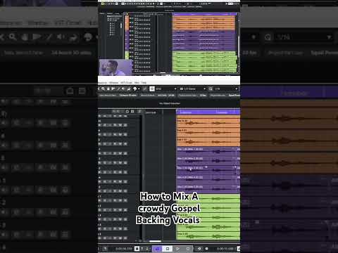 How to Record & Mix a Full /crowdy Gospel Backing Vocals on any Cubase. #bgvs