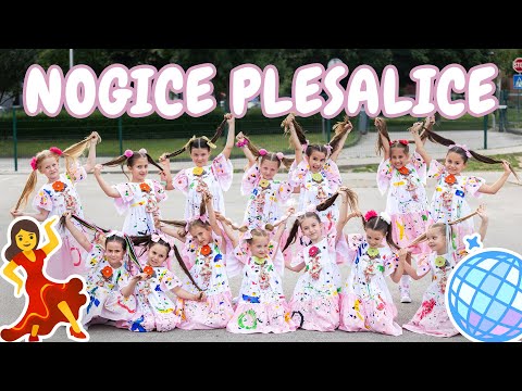 NOGICE PLESALICE - Zagrepčanke i dečki (Official Music Video) Kids Song