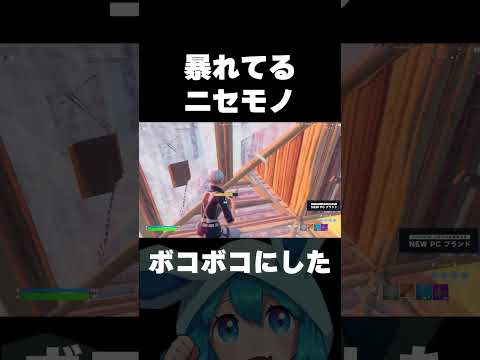 自分の偽物と１v１してどっちが本物なのか分からせました。【フォートナイト/Fortnite】