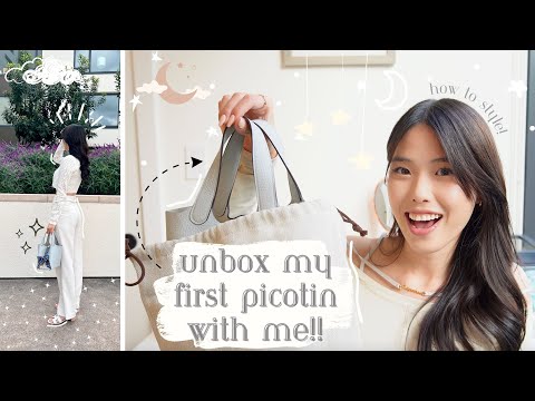 UNBOX MY STUNNING HERMES PICOTIN 18 WITH ME! 🩵📦 First impressions, why I chose it, how to style!