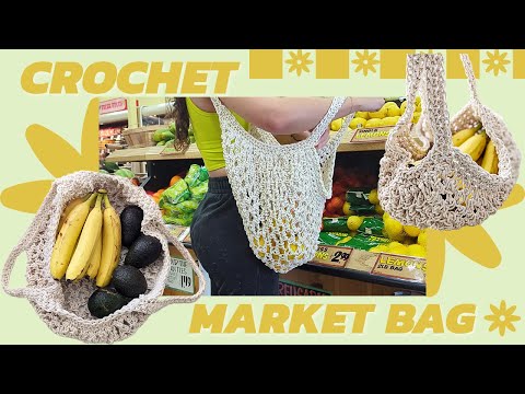 Crochet Market Bag! A very practical summer project 🏖️🌞🕶️