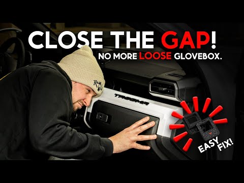 Stop the Noise and Fix the Gap in Your Glove Box | 2024+ Toyota Tacoma