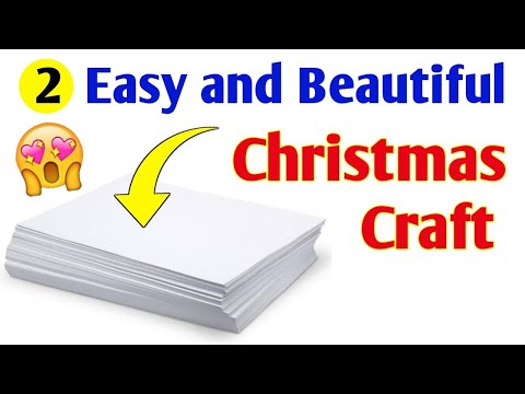 2 How to make christmas card/ Easy and beautiful greeting card/ homemade christmas cards/card making