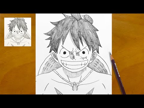 Anime Sketch || How to Draw Luffy from One Piece Easily