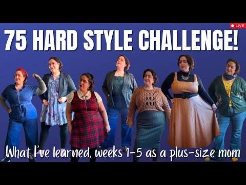 75 HARD STYLE CHALLENGE UPDATE! weeks 1-5 outfits & what I've learned as a plus-size mom