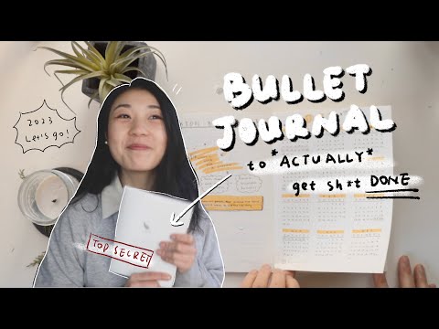 how I set up a bullet journal as a first time self-employed content creator