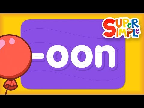 Learn How To Read Words In The "oon" Word Family | Turn & Learn ABCs | Preschool Learning