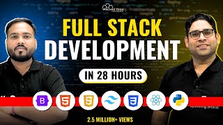 Full Stack "Web Development" Full Course - in 28 Hours | Learn Web Developer in 2025 with Projects