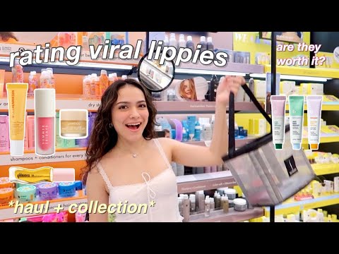 I BOUGHT EVERY VIRAL LIP PRODUCT 💋 HUGE haul + ranking