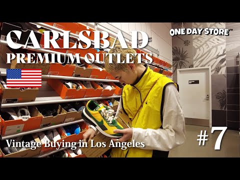 【アメリカ古着買付 Day5-1】アメリカのカールズバッドプレミアムアウトレットへ潜入！スニーカー盛沢山でした！