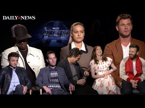 Cast of 'Avengers: Endgame' struggle to answer questions about movie