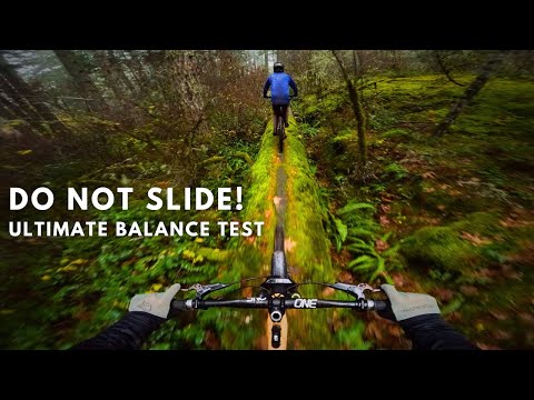 Riding on an abandoned pipeline to get to this epic trail...