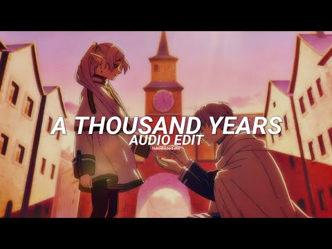 a thousand years - christina perri [edit audio]