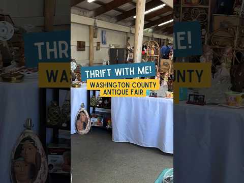 Come thrift with me at the Washington County Antique Fair located in Greenwich, NY! #vintagedecor