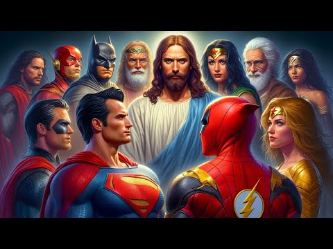 The Moment DC Heroes Meet Jesus