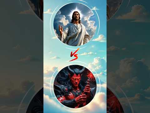 Jesus Vs Satan! Subcribe if you choose God #jesus #god #jesuschrist #jesusvssatan #jesusvsdevil