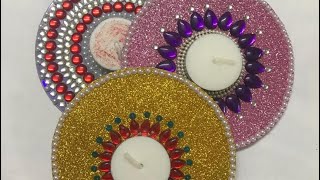 Decorative Diya Tutorial/ Tea Light Holder Tutorial