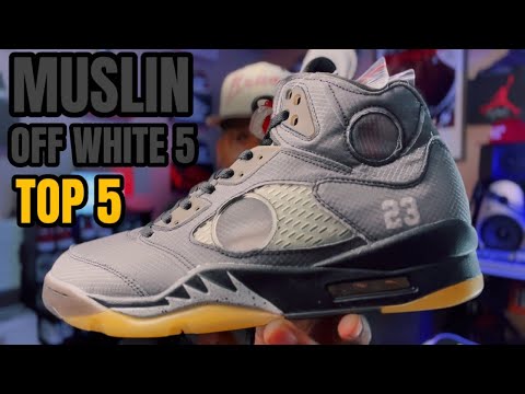 STILL THE TOP 5 JORDAN 5 OF ALL TIMES ? OFF WHITE MUSLIN 5 REVIEW ( 3RD PARTY )