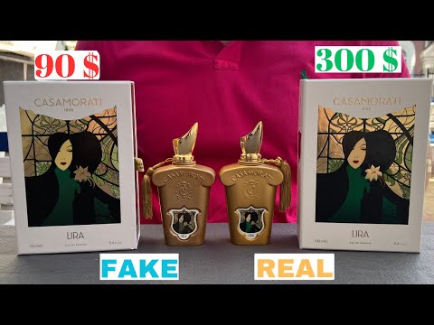 Fake vs Real Xerjoff Casamorati Lira Perfume