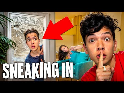 SNEAKING into YOUTUBERS house to PRANK @JazzySkye