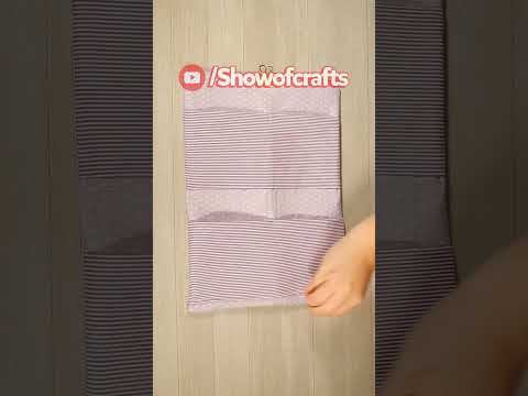 Amazing Sewing Project to Organize your Bathroom #diy #sewprojects #craft #organization