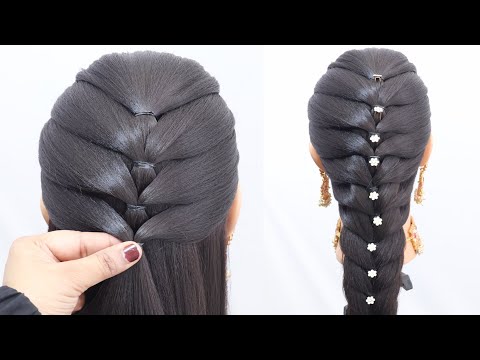 Easy & simple ponytail Hairstyle for wedding | Hairstyle for party | hairstyle for girls