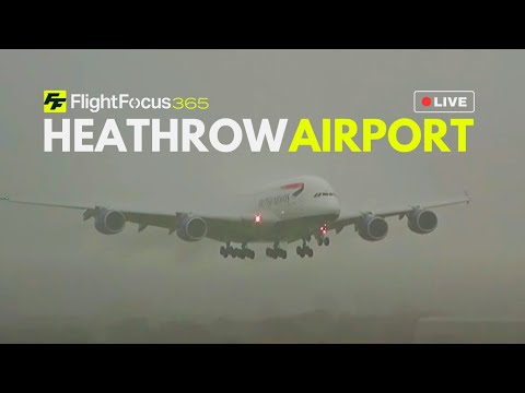 Heathrow Airport Live - Saturday 28th December 2024