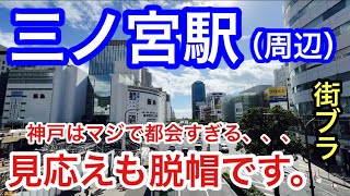 【全てにおいて尊敬】兵庫県神戸市「三ノ宮駅」周辺を散策！予想以上の商業規模、凄まじい都会はもちろんのこと、お洒落な西洋文化、美しい港町、自然溢れる山を抱くなど、何から何までパーフェクトでした！