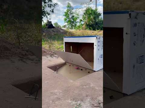 DIY CREATIVE - Really Creative And Good Quail Trap Using Cardboard Box #shorts