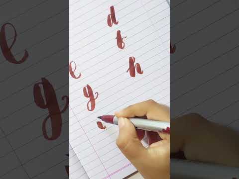 Calligraphy for Beginners (a to z) Series [ i ]#shorts #calligraphy #calligraphyforbeginners