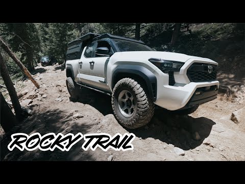 2024 Tacoma Off-Roading on Rocky Colorado Trail - Red Elephant Hill