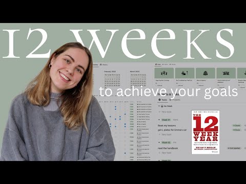 the Ultimate 12 Week Year Goals Set Up in Notion