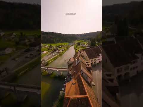 Beautiful village #droneshots #shorts