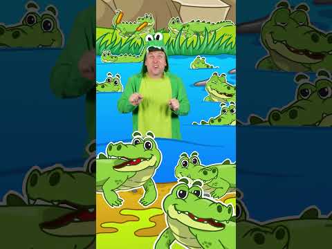 How many crocodiles can you count? 🐊🐊🐊 #shorts #counting #kidssongs