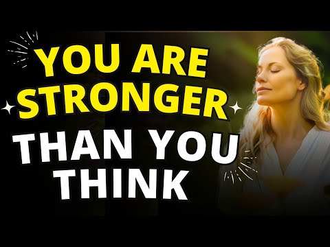 YOU’RE STRONGER THAN YOU THINK | Powerful 'I AM' Affirmations | Positive Gratitude Affirmations