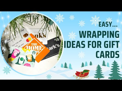 Easy Wrapping Ideas for Gift Cards